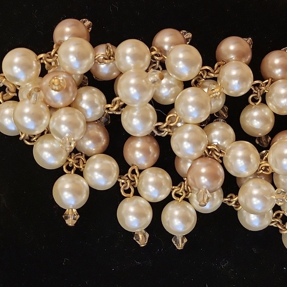 Multi Stranded Pearl Necklace - Picture 3 of 6
